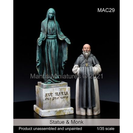Mantis Miniatures Statue & Monk