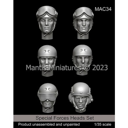 Mantis Miniatures Special Forces Heads set