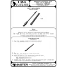 Master Model German aircraft machine gun MG 17 barrels (2pcs)