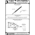 Master Model Harrier GR.1 / T.2 / AV-8A / AV-8C - Pitot Tube & Angle Of Attack probe