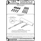 Master Model Hawker Hurricane Mk IIC - Hispano Mk II 20mm cannons (with round recoil springs)