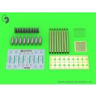 Master Model British 3in Rocket RP-3 with 60LB SAP heads (8pcs) - for late Mk III rail - used on Typhoon, Mosquito, Beaufighter, Hurricane etc.