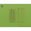 Master Model Browning M2 aircraft .50 caliber (12.7mm) barrels (2pcs)