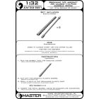 Master Model Browning M2 aircraft .50 caliber (12.7mm) barrels (2pcs)