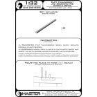 Master Model P-47 Thunderbolt .50 Browning M2 barrels (8pcs)