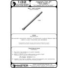 Master Model Japanese Type 99 20mm Mark 2 gun barrels (4pcs)