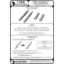 Master Model German aircraft machine gun MK 108 (30mm) barrels & blast tubes (2pcs)