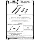Master Model German aircraft machine gun MK 108 (30mm) barrels & blast tubes (2pcs)