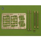 Master Model German aircraft machine gun MG 15 - turned barrels and etched sights (2pcs)