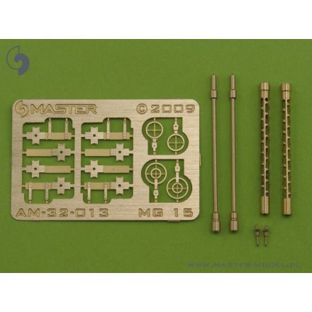 Master Model German aircraft machine gun MG 15 - turned barrels and etched sights (2pcs)