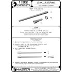 Master Model German aircraft cannon 3,7cm Flak 18 gun barrels (2pcs)