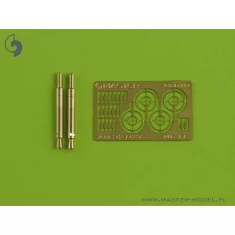   Master Model German aircraft autocannon MG FF - turned barrels and etched sights (2pcs)
