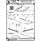 Master Model Arado Ar 196 armament set (MG 17 and MG 15 barrels)
