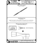 Master Model Dassault Mirage III and Mirage 5 - Pitot Tube