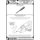 Master Model Chance Vought F-8E, J Crusader - Pitot Tube