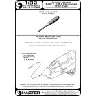 Master Model Chance Vought F-8E, J Crusader - Pitot Tube