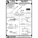 Master Model SAAB JAS 39 Gripen - Pitot Tubes & Angle Of Attack probes