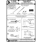 Master Model SAAB JAS 39 Gripen - Pitot Tubes & Angle Of Attack probes
