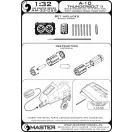 Master Model Fairchild A-10 Thunderbolt II - GAU-8 Avenger gun tip and Pitot Tube