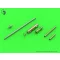 Master Model MiG-15 & MiG-15bis - gun barrels set, antenna base & Pitot Tube