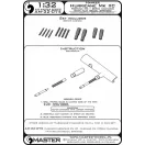 Master Model Hawker Hurricane Mk IIC - Hispano Mk I 20mm cannons (with flat recoil springs)