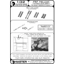 Master Model F6F Hellcat - early armament (.50 cal Browning barrels with drilled cooling jackets)