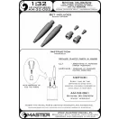 Master Model Spitfire Mk.IXe/XVIe late version (rounded fairings) - Hispano 20mm & Browning .50cal in fairings (fit to Tamiya)