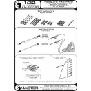 Master Model De Havilland Mosquito NF Mk.II / FB Mk.VI - Pitot tube & armament set (Browning .303 barrels and Hispano 20mm barrel tips)