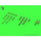 Master Model P-38 Lightning - early armament (.50 cal Brownings with drilled cooling jackets & early and late 20mm cannon tips)