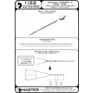 Master Model Dassault Mirage III - Pitot Tube (with adapter for Italeri kit)