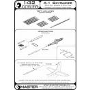 Master Model A-1 Skyraider - 20mm cannon barrels and Pitot Tube