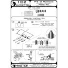 Master Model P-51D Mustang - armament & gunsight detail set