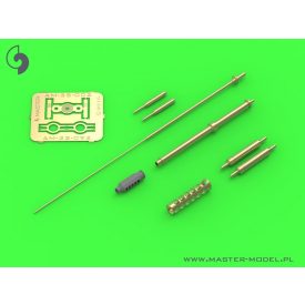   Master Model AH-64 Apache - M230 Chain Gun barrel (30mm), Pitot Tubes and tail antenna (resin, PE and turned parts)