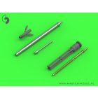 Master Model Mi-24 (Hind D/E) - JakB-12.7 machine gun barrel and DUAS probe (metal and resin parts)