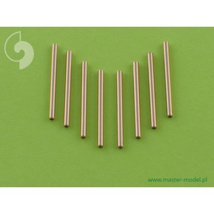 Master Model P-47 Thunderbolt .50 Browning M2 barrels (8pcs)