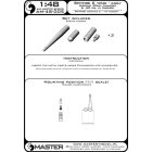 Master Model Supermarine Spitfire early E wing - Hispano 20mm & .50cal in fairings