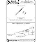 Master Model F-16 Pitot tube & Angle Of Attack probes