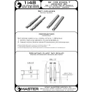 Master Model Bf 109 E3 - E9, T armament set (MG 17 tips, MG FF barrels)
