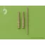 Master Model Bf 109 F, G1 - G4 armament set (MG 17 tips) & Pitot Tube