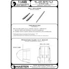 Master Model Bf 109 G5 - G14, K armament set (MG 131 tips) & Pitot Tube