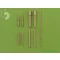 Master Model Fw 190 A2 - A5 armament set (MG 17 barrel tips, MG FF barrels, MG 151 barrels in fairings) & Pitot Tube