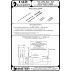 Master Model Fw 190 A2 - A5 armament set (MG 17 barrel tips, MG FF barrels, MG 151 barrels in fairings) & Pitot Tube