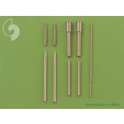 Master Model Fw 190 A7, A8 armament set (MG 131 barrel tips, MG 151 barrels, MG 151 fairings) & Pitot Tube
