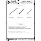 Master Model A6M5 Zero armament set (7,7mm, 20mm gun barrels) & Pitot tube