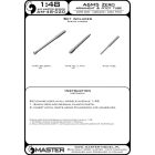 Master Model A6M5 Zero armament set (7,7mm, 20mm gun barrels) & Pitot tube