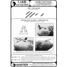 Master Model P-38 Lightning late type armament (.50 cal Brownings with covered cooling jackets, 20mm cannon tips)