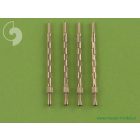 Master Model British Mk 2 Browning .303 caliber (7,7mm) with flash hider (4pcs)