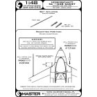 Master Model Me-163A Komet - armament set (MG 151 barrel tips) & Pitot Tube