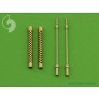Master Model Italian machine gun Breda SAFAT 12,7mm barrels (2pcs)