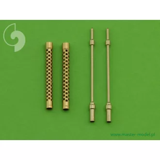   Master Model Italian machine gun Breda SAFAT 12,7mm barrels (2pcs)